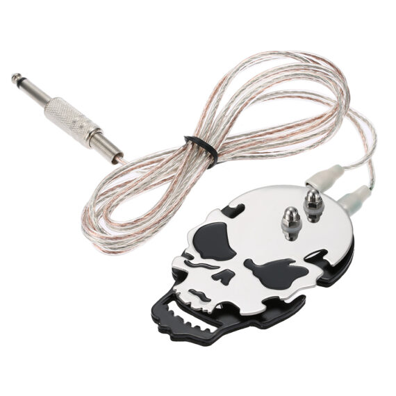 Finger Touch Stainless Steel Skull foot Switch