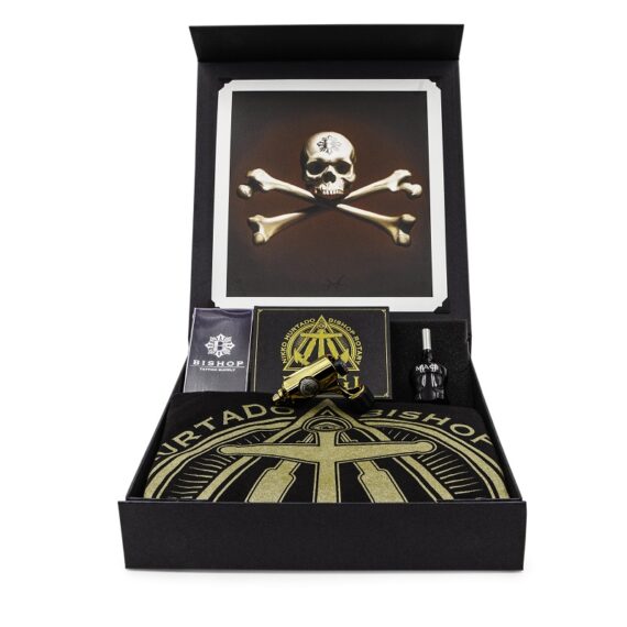 MAGI Limited Edition Gold Box Set - Nikko Hurtado x Bishop Rotary Tattoo Machine