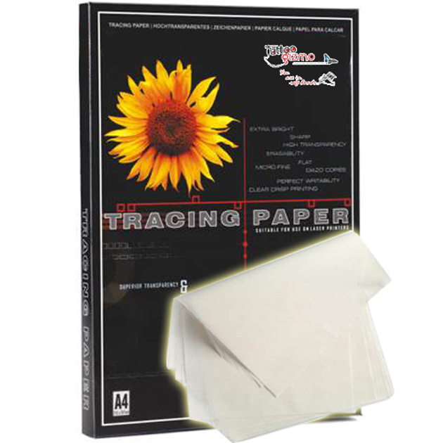 Tattoo Stencil Tracing Paper (Butter Paper) Aarika Tattoo Supply