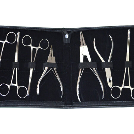 8 pc Stainless Steel Piercing Tool Kit