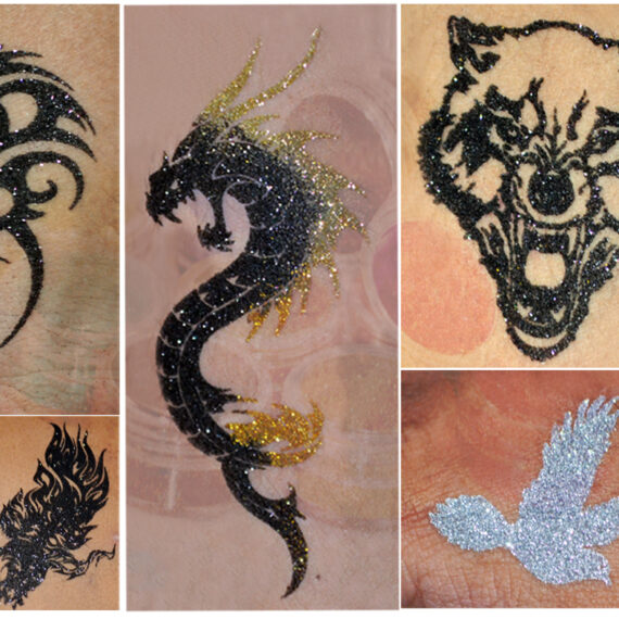 Glitter Tattoo Kit by AEROGRAPH BODY ART