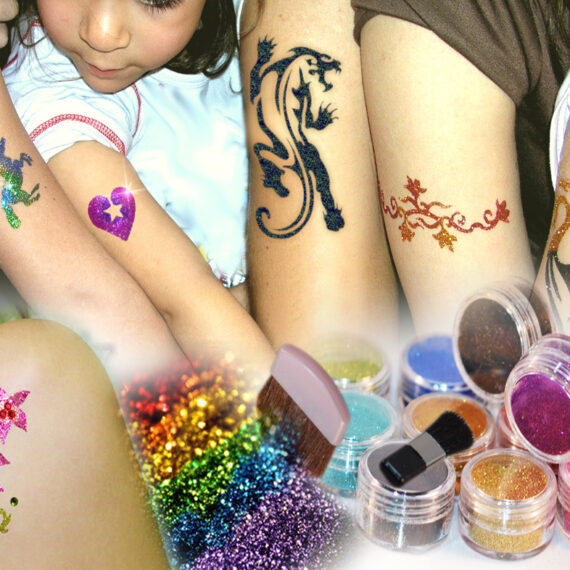 Glitter Tattoo Kit by AEROGRAPH BODY ART