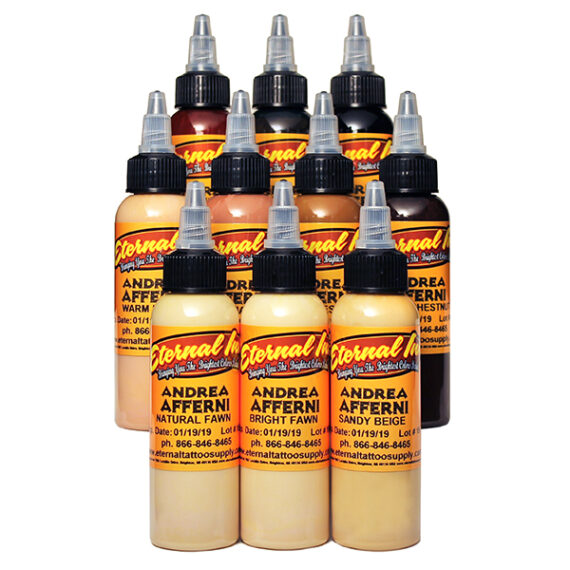 The Andrea Afferni Portrait 10 color set of 1 Oz Each from Eternal