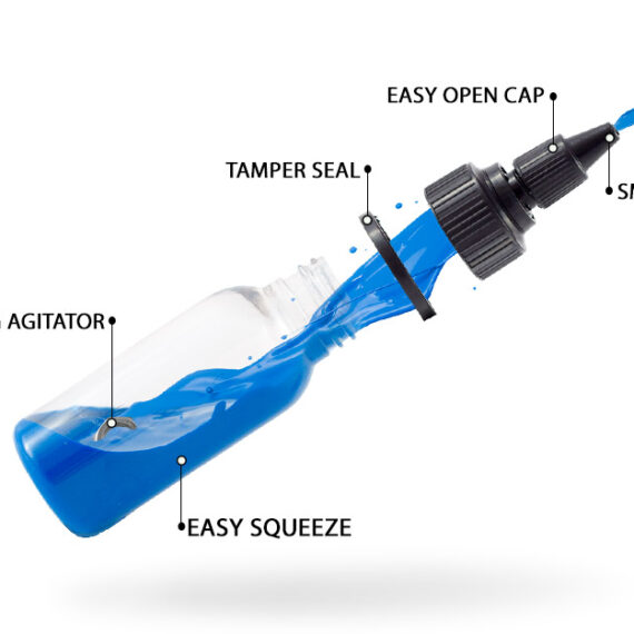 True Black - Intenze Tattoo Ink 1Oz Bottle