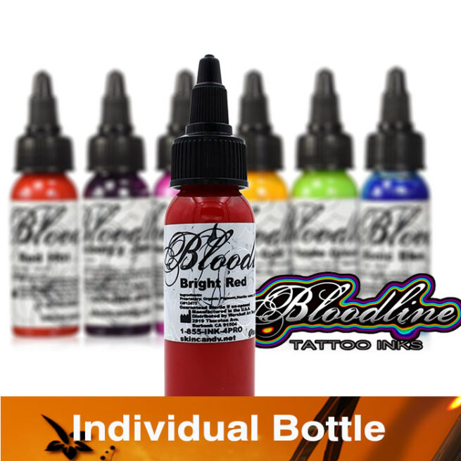 Bloodline Tattoo Ink 7 Color Primary Set SkinCandy 7 Color Primary Tattoo  Ink Set [7_Color_Primary_Kit_SCBL], $84.00, Joker Tattoo Supply