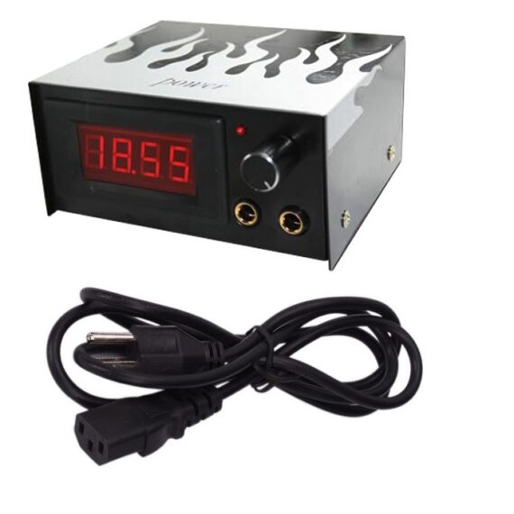 LCD 4 Digit Power Supply Black