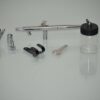 Rainbow Steel Airbrush (AG-128P) Set 0.35mm, Dual Action Bottom Feed Airbrush