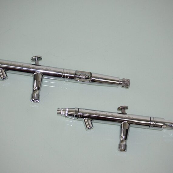 Hawk Combo Airbrush (AG-182P) Set 0.5mm & 0.8mm Dual Action Bottom Feed Airbrush