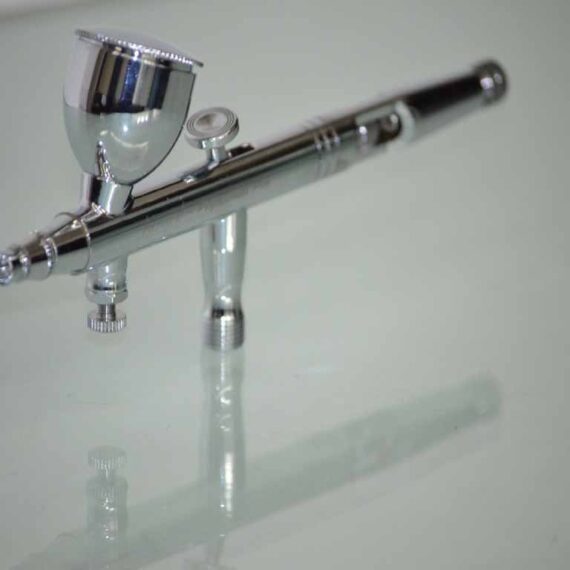 Falcon Micro Flexi Cup Suite Airbrush (AG-186R) Set 0.2mm & 0.3mm & 0.5mm Dual Action Gravity Feed Airbrush