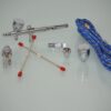 Falcon Micro Flexi Cup Suite Airbrush (AG-186R) Set 0.2mm & 0.3mm & 0.5mm Dual Action Gravity Feed Airbrush