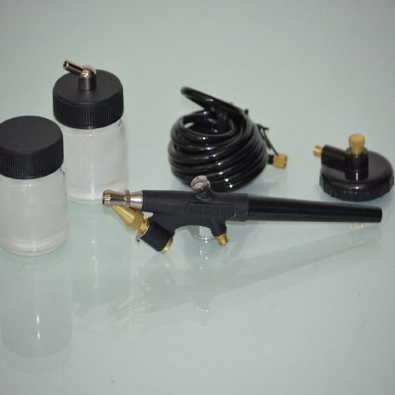 Raven Airbrush (AG-138) Set 0.3mm, Single Action Bottom Feed Airbrush