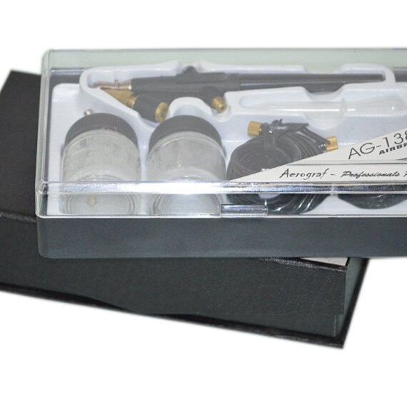 Raven Airbrush (AG-138) Set 0.3mm, Single Action Bottom Feed Airbrush