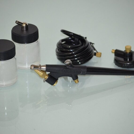 Raven Airbrush (AG-138) Set 0.3mm, Single Action Bottom Feed Airbrush