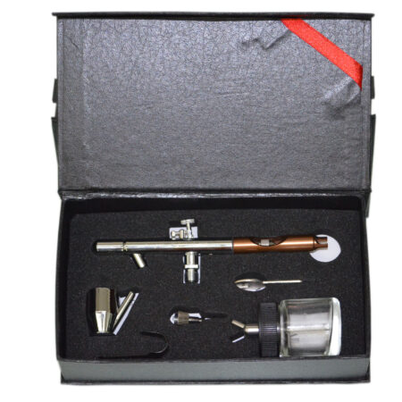 Rainbow Airbrush (AG-129A) Set 0.35mm Dual Action Bottom Feed Airbrush