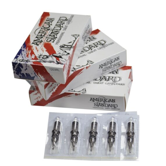 American Standard Tattoo Cartridge Needles (Box of 20)