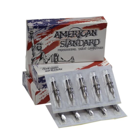 American Standard Tattoo Cartridge Needles (Box of 20)