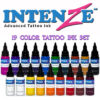 Intenze Tattoo Ink – Basic 1 oz. Color Set - 25 Bottles