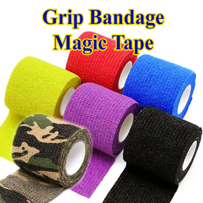 24PCS TATTOO GRIP Wrap Tape Cover 5cm*4.5m/ Roll Self-adhesive Elastic  Bandage $20.75 - PicClick AU