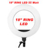 Big LED 18 inch Ring Light with Tripod Floor Stand (55 Watt)
