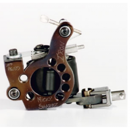 Micky Sharpz - タトゥーマシン / Shader Micky Sharpz - Brass Hybrid Tattoo Machine - Liner / Colour