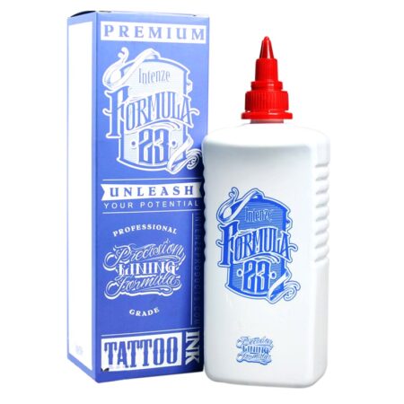 Formula 23 Black Tattoo Ink by Intenze Ink - 10oz Bottle