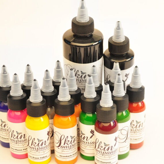 Skin Companion Tattoo Ink (Made in USA) 1 Oz Bottle