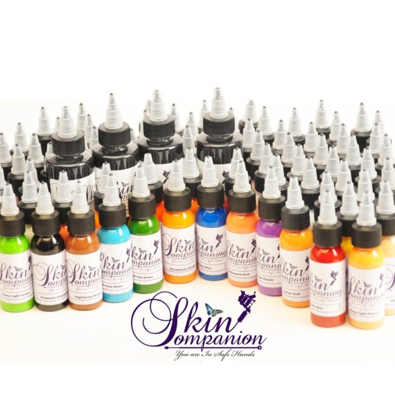 Skin Companion Tattoo Ink (Made in USA) 1 Oz Bottle