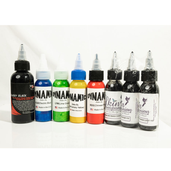 Tattoo Gizmo Primus Style Direct Drive Rotary Machine and one Coil with Rainbow Power Supply Kit