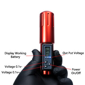 Utopian Kabellos V1 Wireless Tattoo Pen Machine(Red)