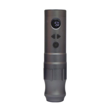 Falcon 3 Wireless Tattoo Pen Machine (Round Grip Gray)