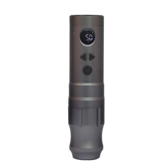 Falcon 3 Wireless Tattoo Pen Machine (Round Grip Gray)