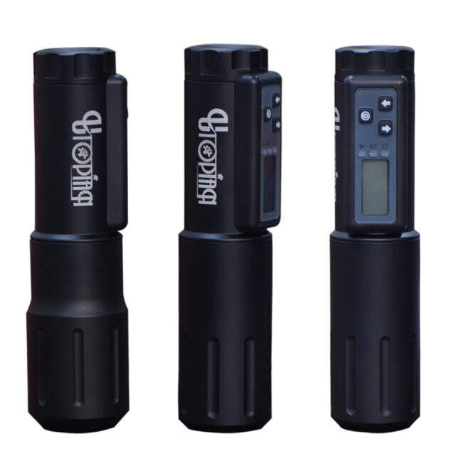 Utopian Kabellos V1 Wireless Tattoo Pen Machine(Black) Aarika Tattoo