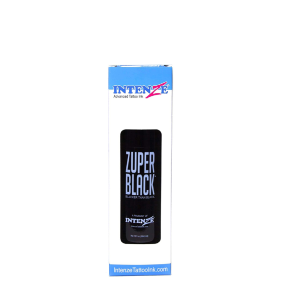 Intenze Zuper Black Tattoo Ink - 12 Oz