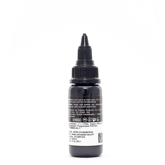Intenze Zuper Black Tattoo Ink - 1 Oz