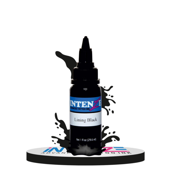 Intenze Lining Black Tattoo Ink - 1 Oz