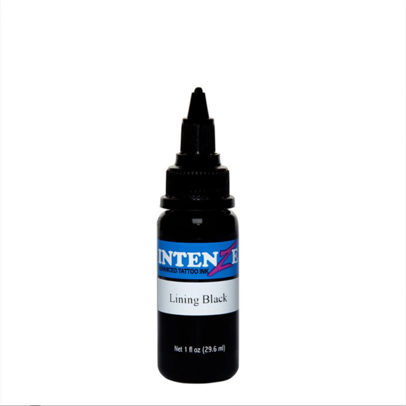 Intenze Lining Black Tattoo Ink - 1 Oz