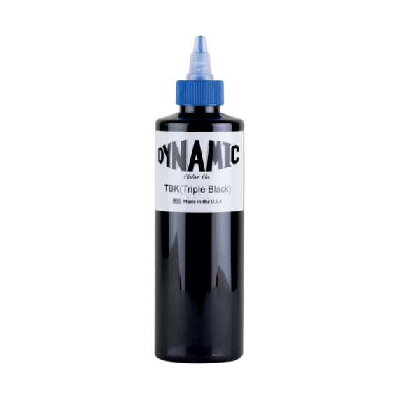 Dynamic Triple Black Tattoo Ink- 8oz
