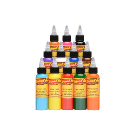 Eternal 12 Sample Color Tattoo Ink Set 1 oz