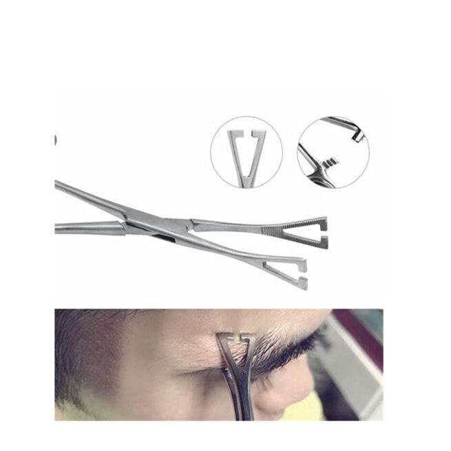 Piercing Forcep V Cut Aarika Tattoo Supply
