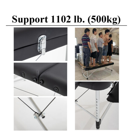 TG-3 Fold Portable Aluminum Tattoo Bed Chair