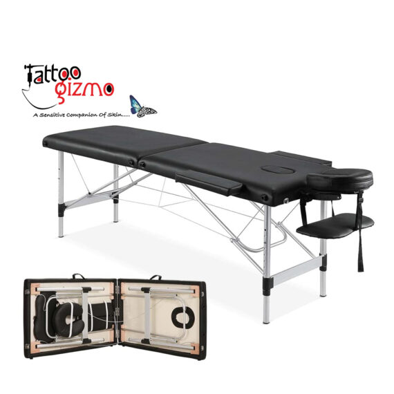 TG-2 Fold Portable Aluminum Tattoo Bed