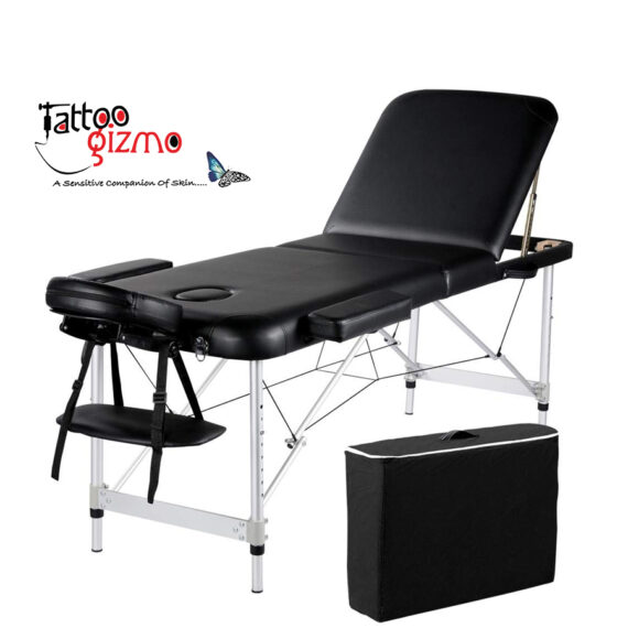 TG-3 Fold Portable Aluminum Tattoo Bed Chair
