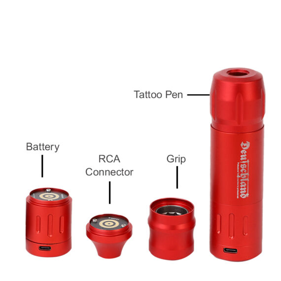 Deutschland Liberty V2 Tattoo Machine - (Red)