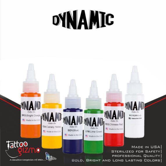 Dynamic Colors Set 6 Bottles 1oz Each