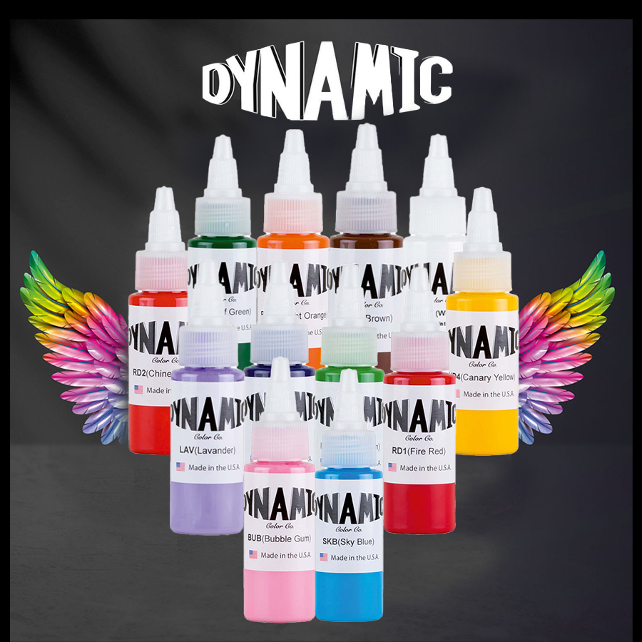 Dynamic Master Collection Tattoo Ink Color Set - 1 oz. Bottles