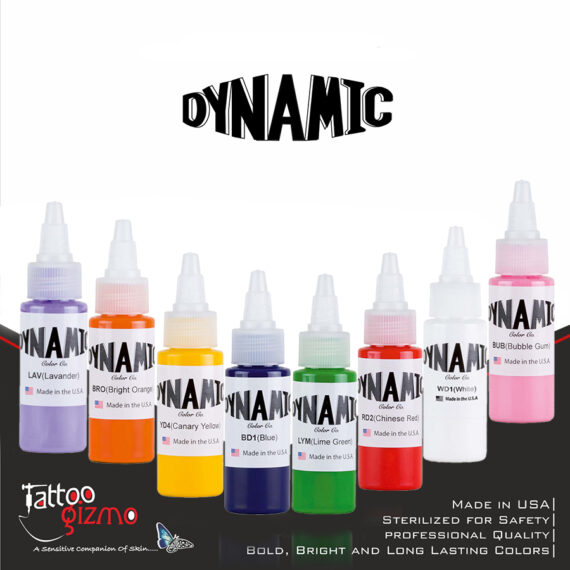Dynamic Colors Set 8 Bottles 1oz Each