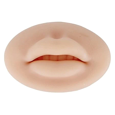 Fake Silicone Tattoo Lips Practice Skin