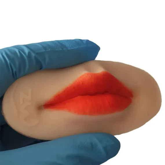 Fake Silicone Tattoo Lips Practice Skin
