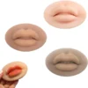 Fake Silicone Tattoo Lips Practice Skin