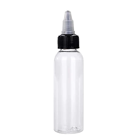 Tattoo Ink Transparent Empty Bottle